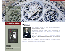 Tablet Screenshot of jennifer-fraser.com